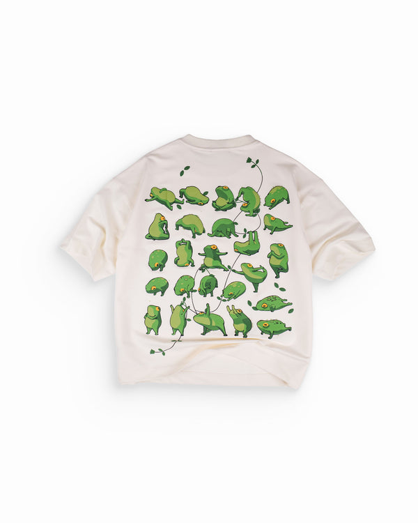 Toad – Off White Oversized T-shirt