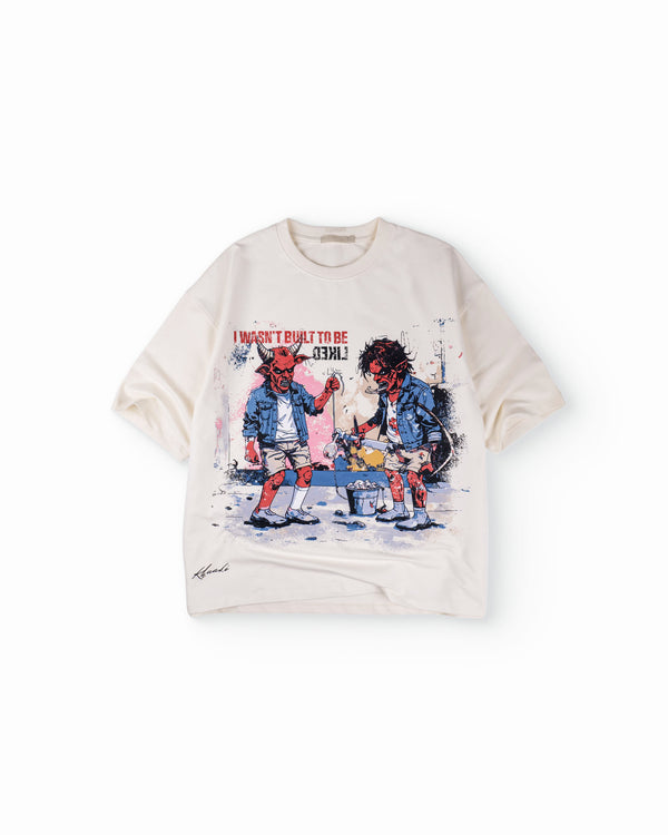 Outcast - Off-white Oversized T-shirt