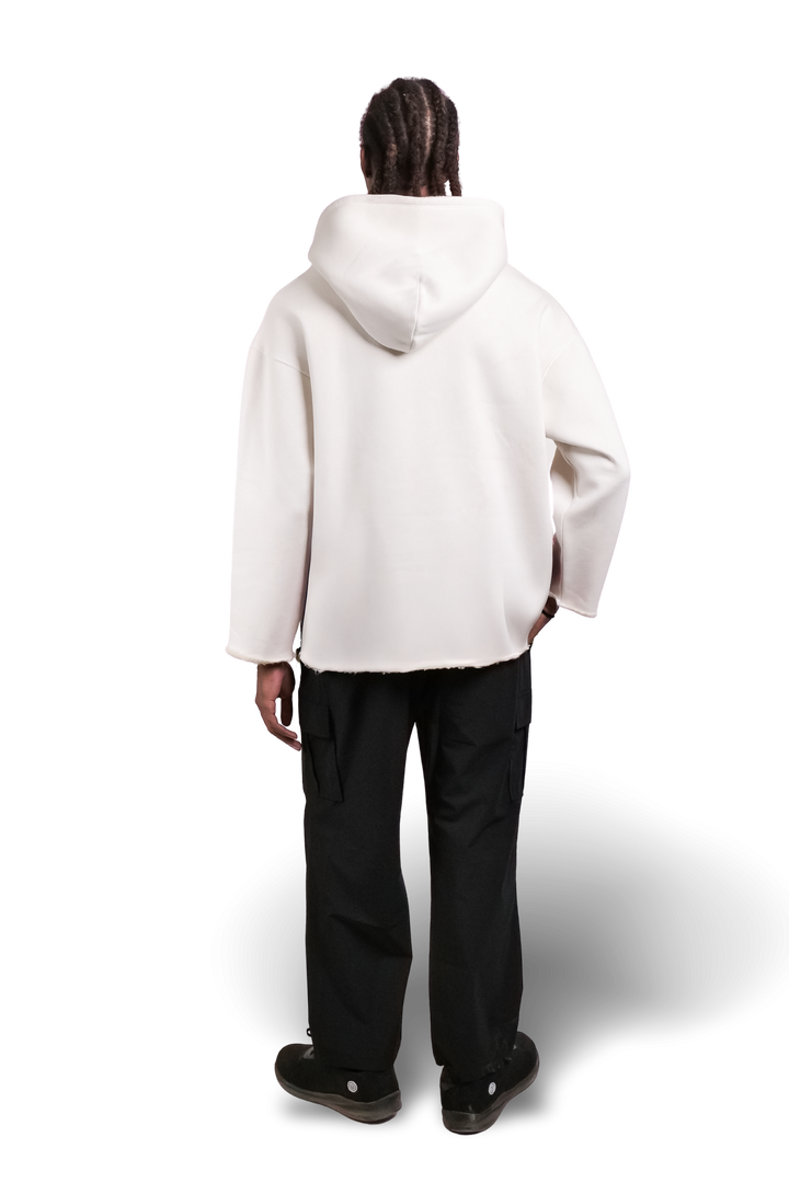 Infernal White FLWD - Infernal White Oversized Hoodie – Khaaki