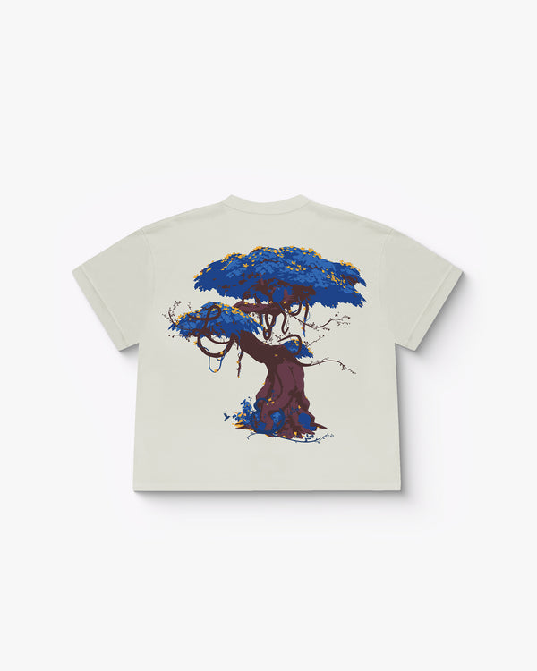 Mystic Canopy - Off White Oversized T-Shirt